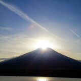 富士山と山中湖と精進湖